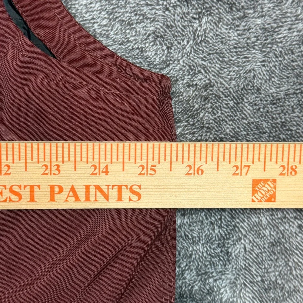 Carhartt V27 RDW Nylon Quilted Work Vest Redwood Mens XL Tall V27RDW